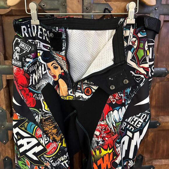 Black and multi Coloured Oneal Mayhem - Picture 3 of 7